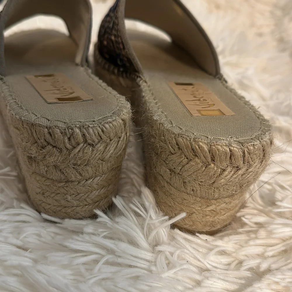 Women's Woven Spain Vidorreta Espadrille Sandals size 39